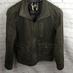 Overdyed Guess Jacket Flannel-Lined Excellent